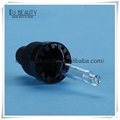 Plastic closure glass dropper for cosmetic package 1