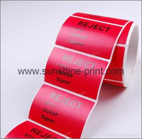 We produce adhesive sticker, packaging label 3