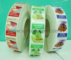 We produce adhesive sticker, packaging label 2