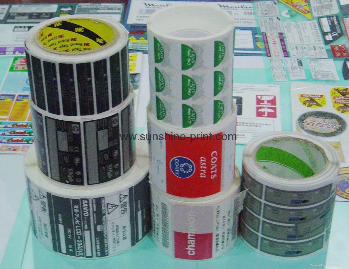 We produce adhesive sticker, packaging label 5