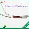 with K Type Thermocouple 12V Cartridge Heater Element