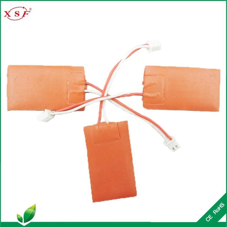 Silicone rubber heating film
