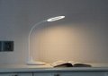Rechargeable flexible LED desk lamp
