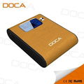 Newest DOCA D565 7800mAh dual USB portable power bank