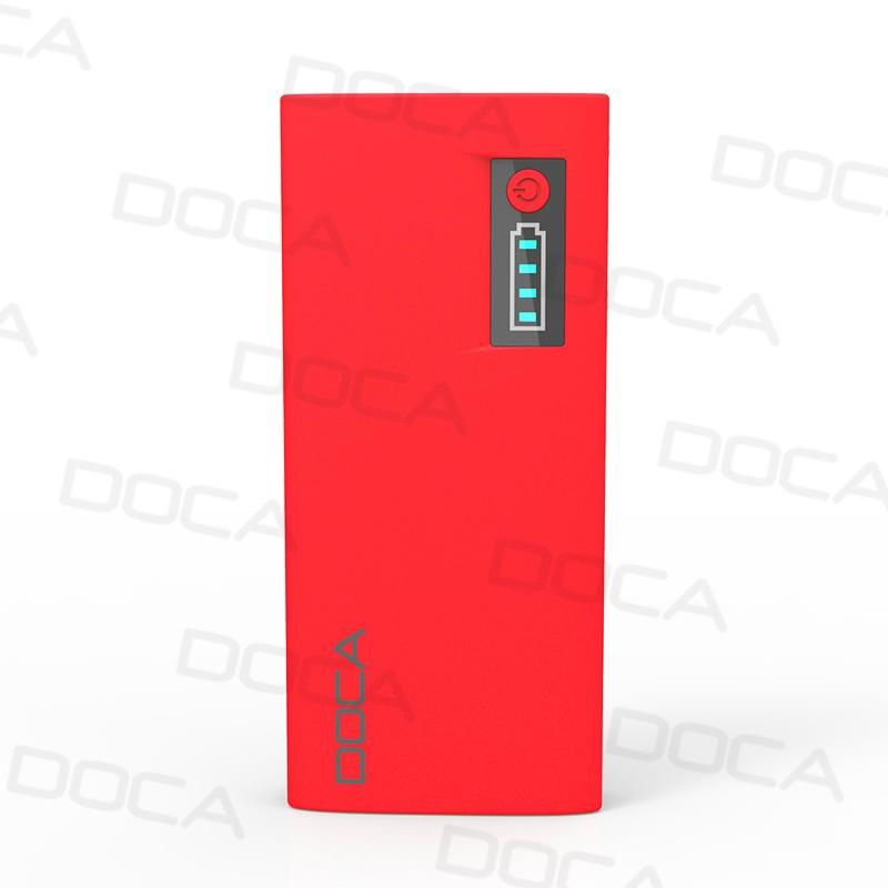 DOCA LED torch power bank 3