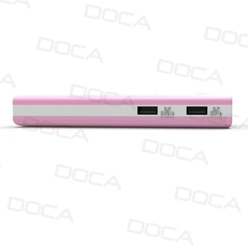 DOCA LED torch power bank 5