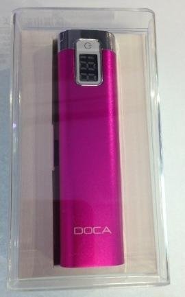 DOCA D516 2600mAh portable power bank with digital disply 5