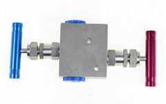 Two way valve manifold