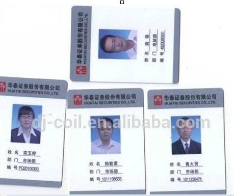 personized photo id cards rfid employee smart id card