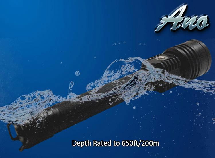 Ano D704 LED Scuba Underwater Diving Light 5