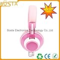 Good price colourful noise cancelling stereo hifi headset headphones 