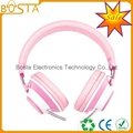 Good price colourful noise cancelling stereo hifi headset headphones  4