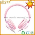 Good price colourful noise cancelling stereo hifi headset headphones  5