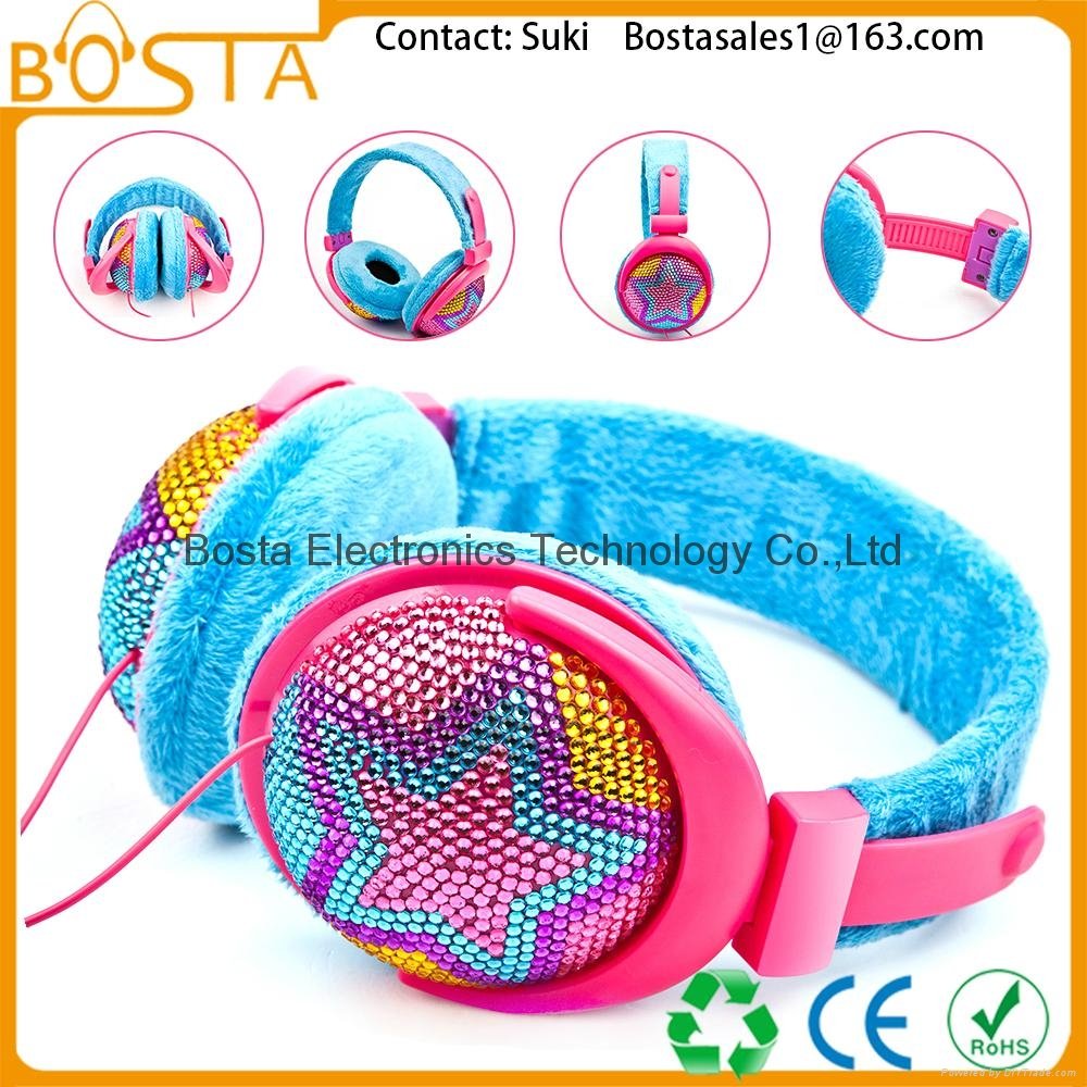  Twinkling good quality great stylish hot on sale happy party headphone 5