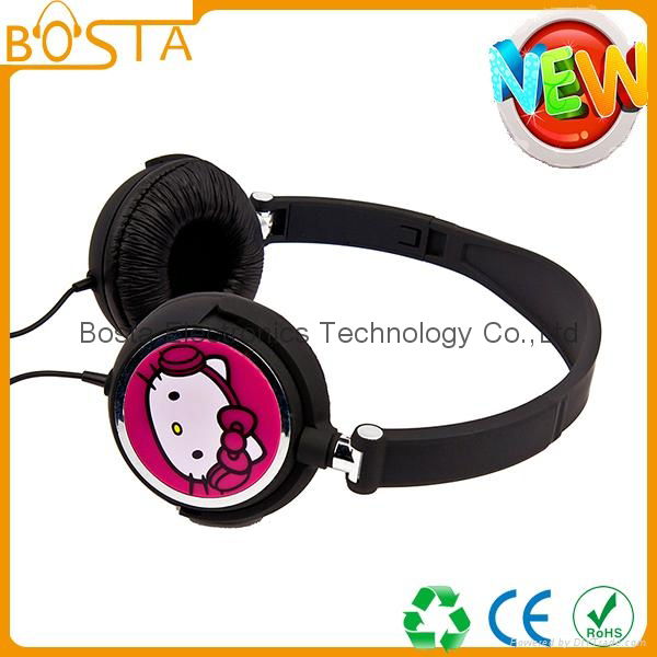 Fashion online selling bulk order top hello kitty headphone 5