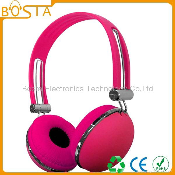   Promotion fancy colors great logo option new stylish cheap headphone  4