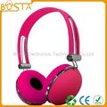   Promotion fancy colors great logo option new stylish cheap headphone 