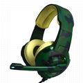 Full color new choice USB changing color LED gaming headset  1