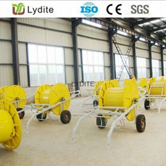 Farm hose reel irrigation machine / irrigation system