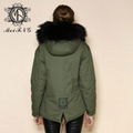 2015 fashion women fur parka 5