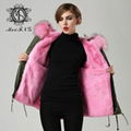 Mr&Mrs Fur parka With real fur hotsale style 4