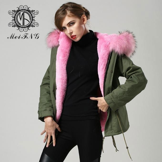Mr&Mrs Fur parka With real fur hotsale style 3