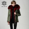 Hotsale fur parka for women in winter 2