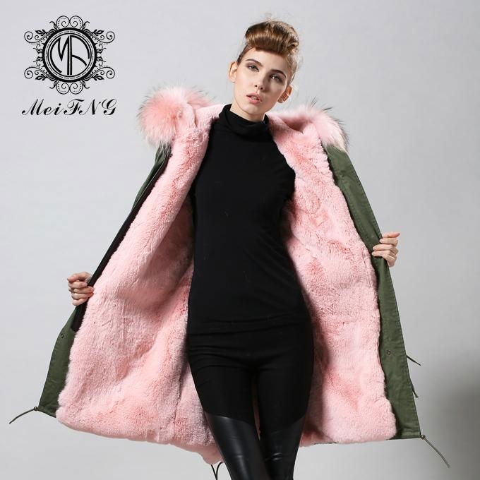 real fox fur women coat,popular style in 2015 winter 3