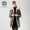 real fox fur women coat,popular style in 2015 winter 5