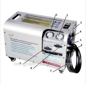 oil less R134a R22 auto refrigerant recovery CMEP-OL explosion proof machine 2