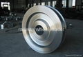 Forging train wheel and mining car parts