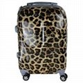 ABS zipper leopard l   age bag，trolley
