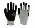 Anti-cut Level 5 HPPE liner gloves with