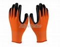 Nitrile Palm Coated Seamless Knitted Liner Work gloves safety gloves 1