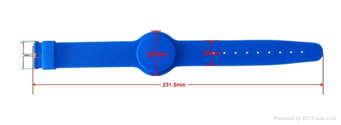 Promotional Portable Silicone Wristband For Locker