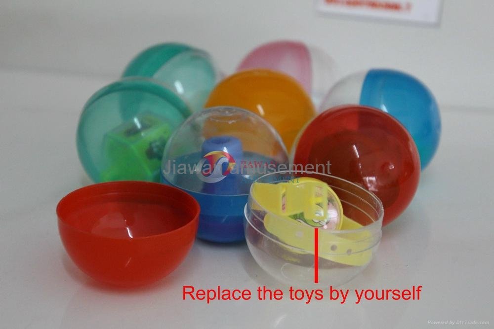 Newest coin operated capsule gashapon  vending machine gashapon capsule toys for 3