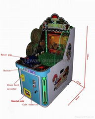 New coin operated water gun shooting game machine for kids