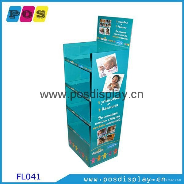 corrugated floor display stand for sale 4