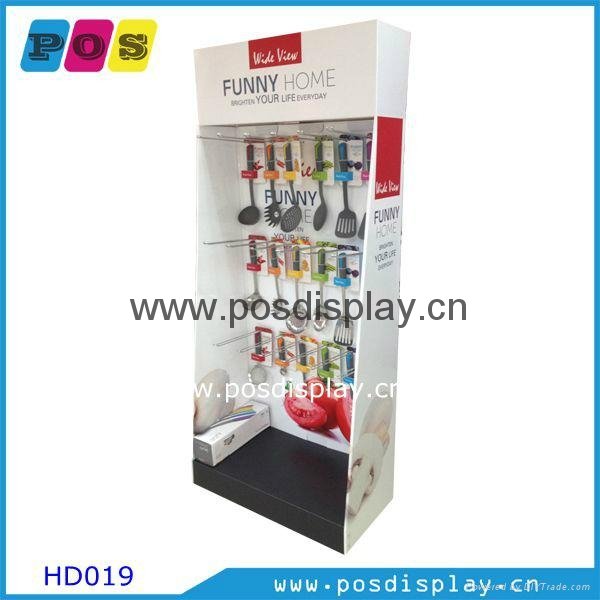 POP hook display stand with shelf 3