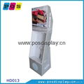 cardboard retail power wing floor display stand 2