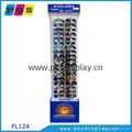 supermarket retail cardboard sunglasses display rack 2