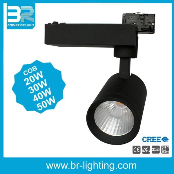 40W LED Track Light COB Tracklight Spotlight Ra90