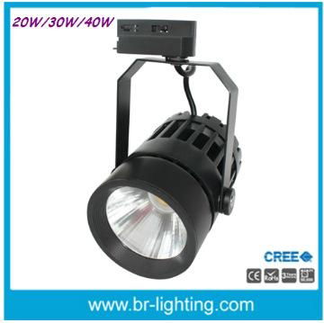 40W LED Track light COB Tracklight Cylinder spotlight 2