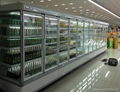 upright air curtain supermarket refrigerator feezer cooler chiller with door 2