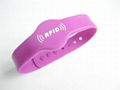 RFID silicone wristband