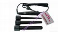 3P Curling Iron Wand Set Interchangeable 3 Black Barrels Hair Curling Iron Wave  5