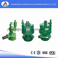 Mine pneumatic submersible pump