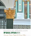 China Hot Sale Fireproof Decorative Gypsum Column Capital 3