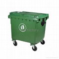 660L plastic trash bin 1