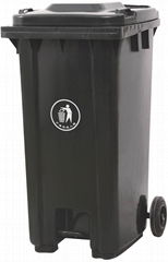 240L pedal waste bin